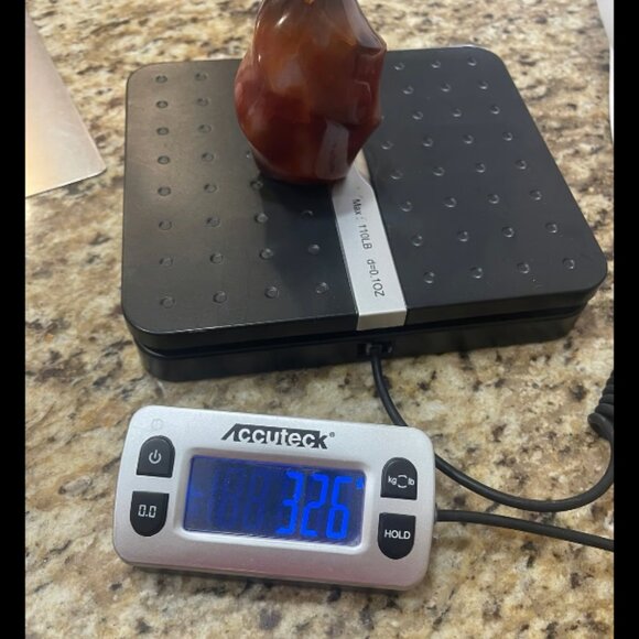 Polished Carnelian Flame Crystal - Picture 4 of 5